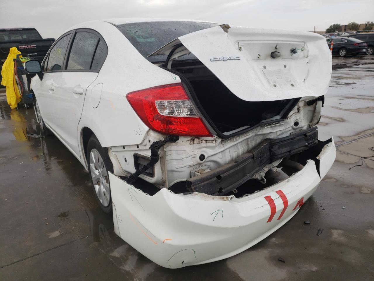Photo 3 from auction – 2012 HONDA CIVIC LX with VIN 19XFB2F56CE079267
