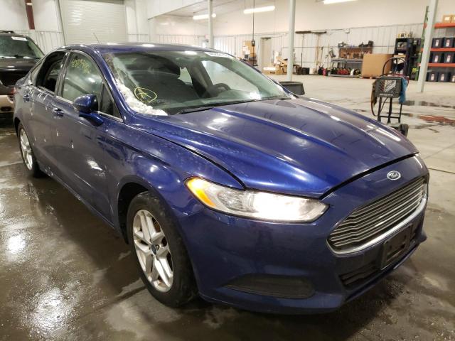 FORD FUSION SE 2013 with VIN 3FA6P0HR5DR144020 - Photo from auction