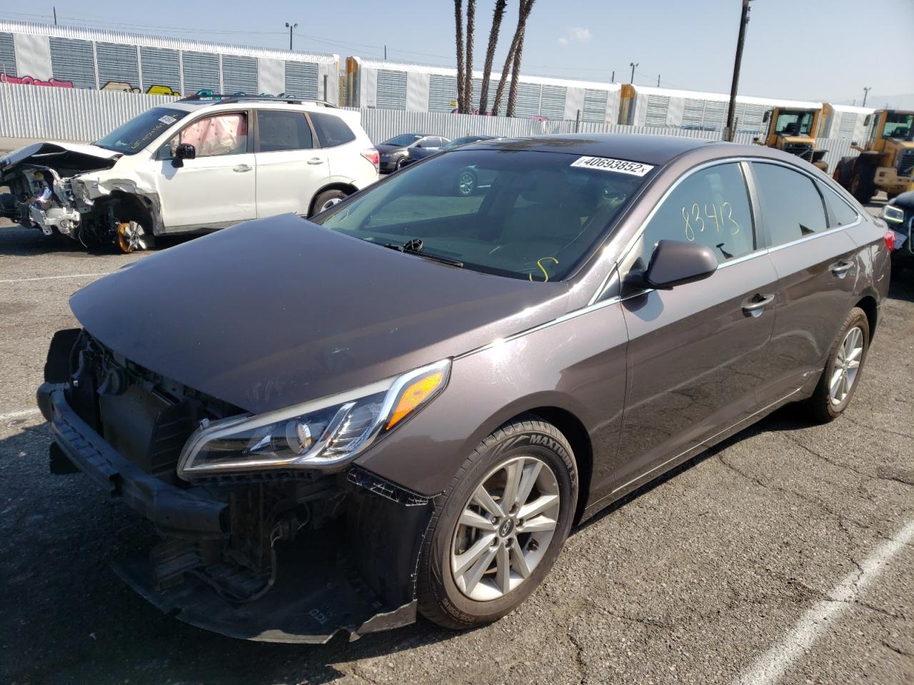Photo 2 from auction – 2016 HYUNDAI SONATA SE with VIN 5NPE24AFXGH408884