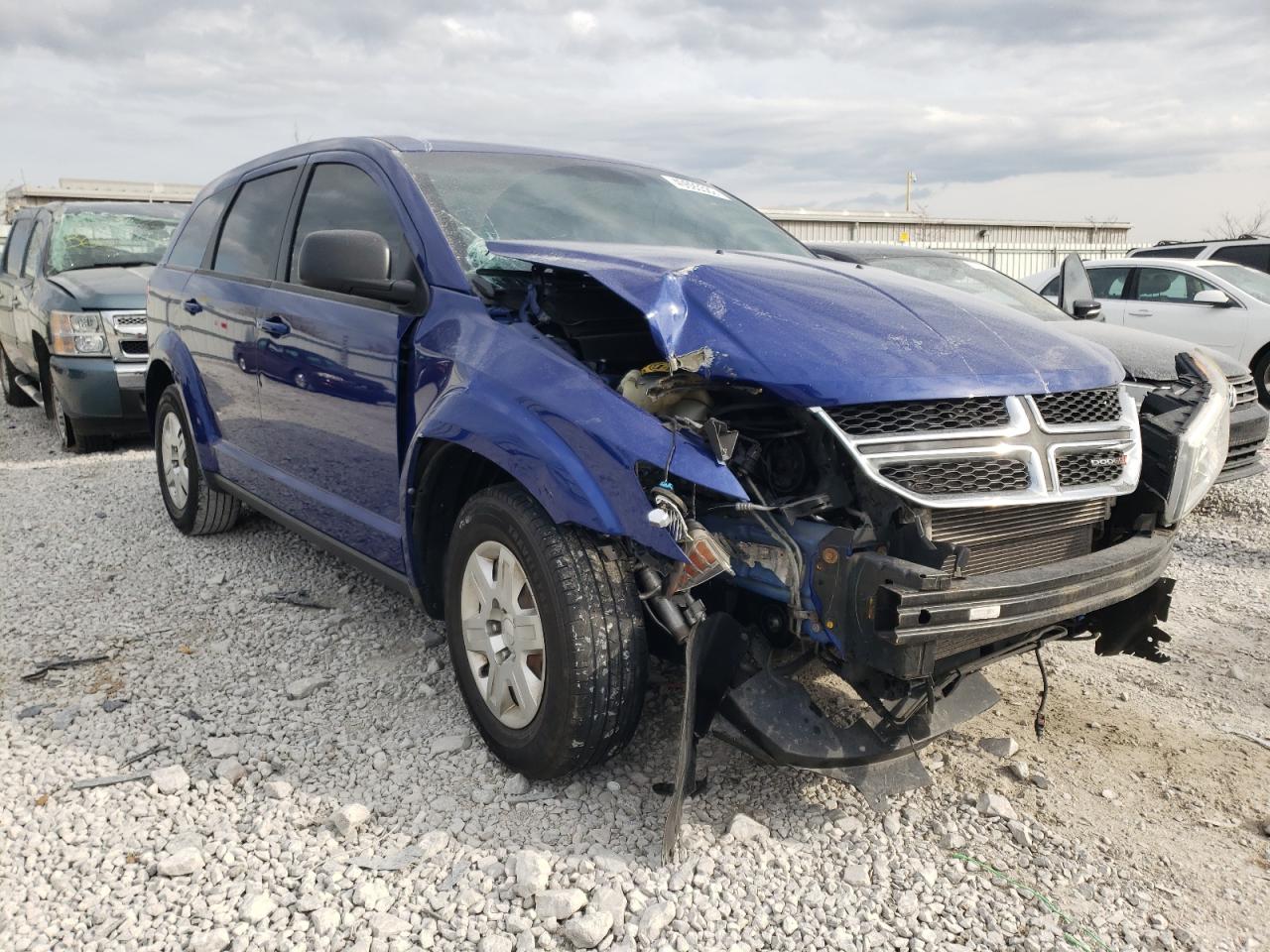 DODGE JOURNEY SE 2012 with VIN 3C4PDCAB0CT282118 - Photo from auction