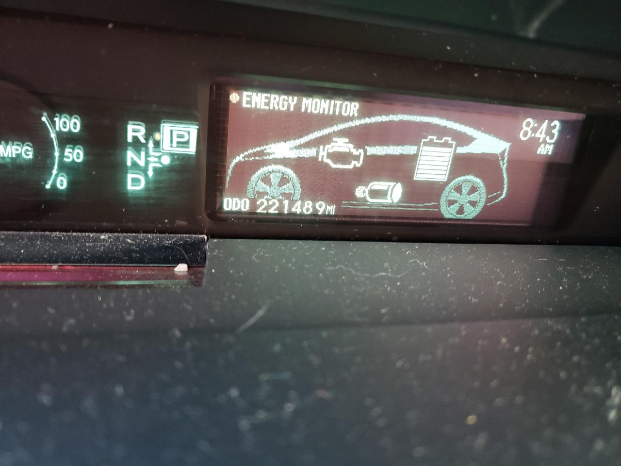 Photo 8 from auction – 2011 TOYOTA PRIUS with VIN JTDKN3DU3B0275681