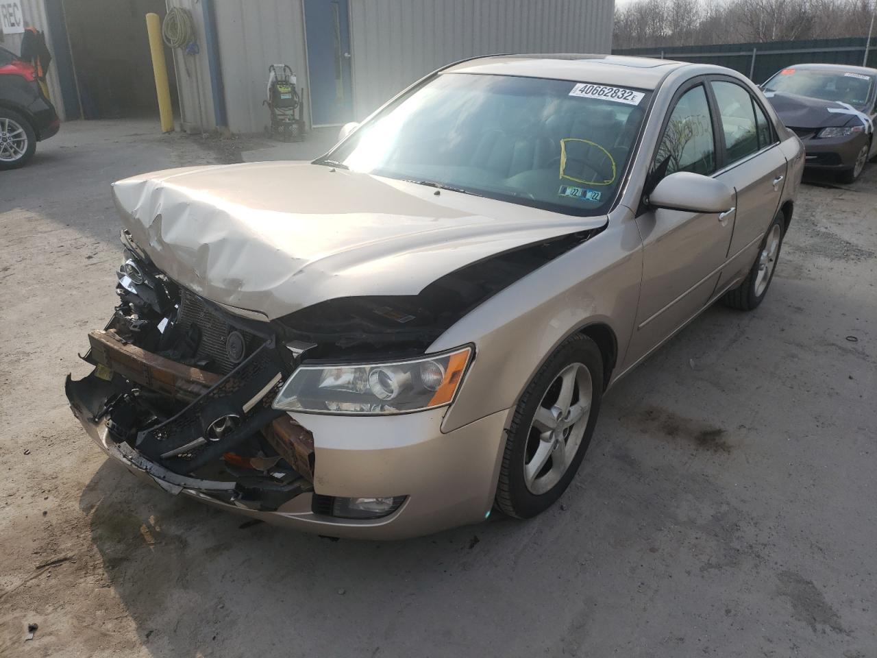 Photo 2 from auction – 2007 HYUNDAI SONATA SE with VIN 5NPEU46FX7H278432