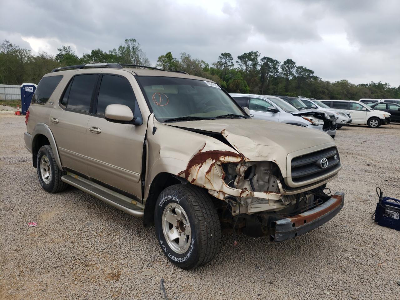 Photo 9 from auction – 2001 TOYOTA SEQUOIA SR with VIN 5TDZT34A11S031033