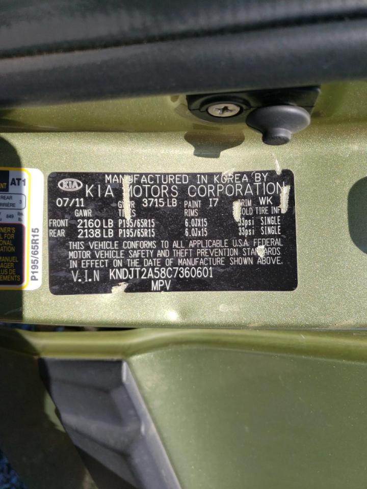 Фото 10 с аукциона – 2012 KIA SOUL с VIN KNDJT2A58C7360601