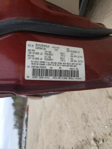 Photo 10 from auction – 2007 CHRYSLER PACIFICA T with VIN 2A8GF68X17R299721