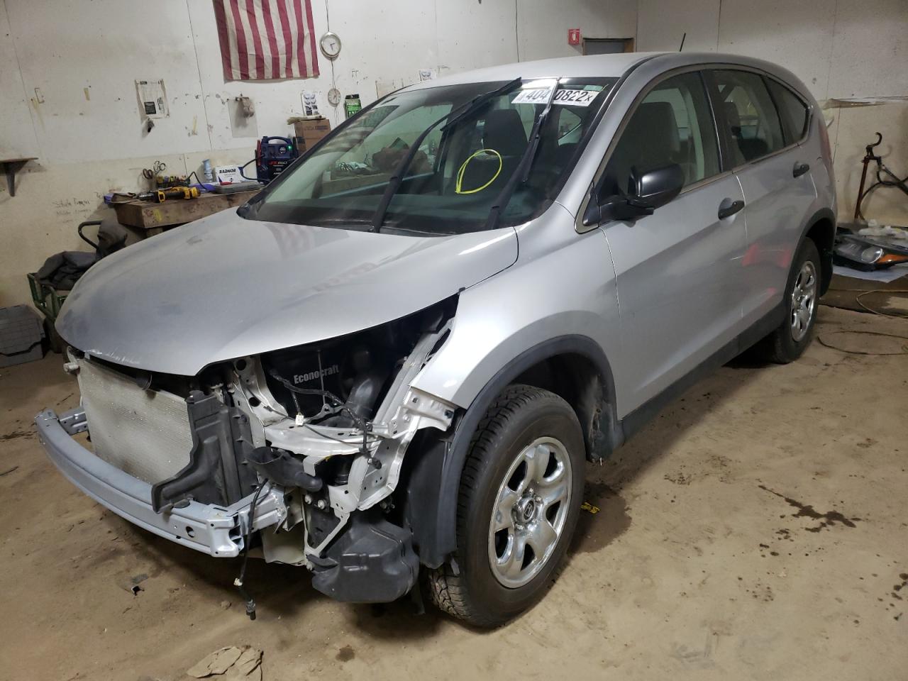 Photo 2 from auction – 2014 HONDA CR-V LX with VIN 5J6RM4H31EL094830