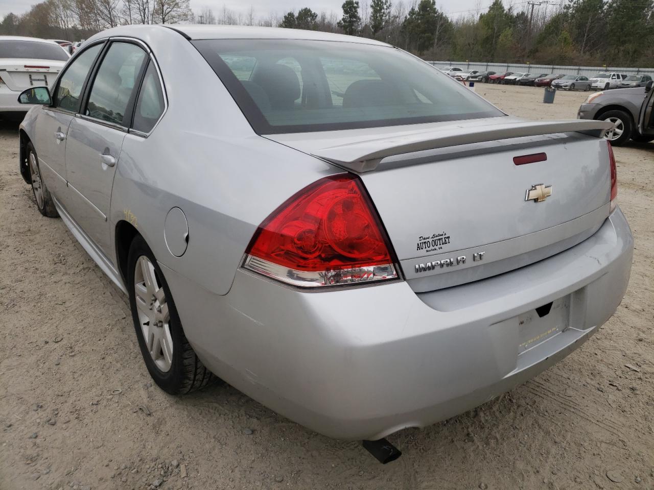 Photo 3 from auction – 2012 CHEVROLET IMPALA LT with VIN 2G1WG5E39C1198553