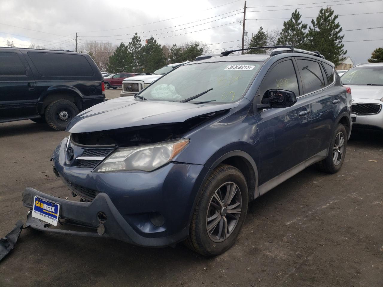 Photo 2 from auction – 2013 TOYOTA RAV4 LE with VIN JTMBFREV3D5006724