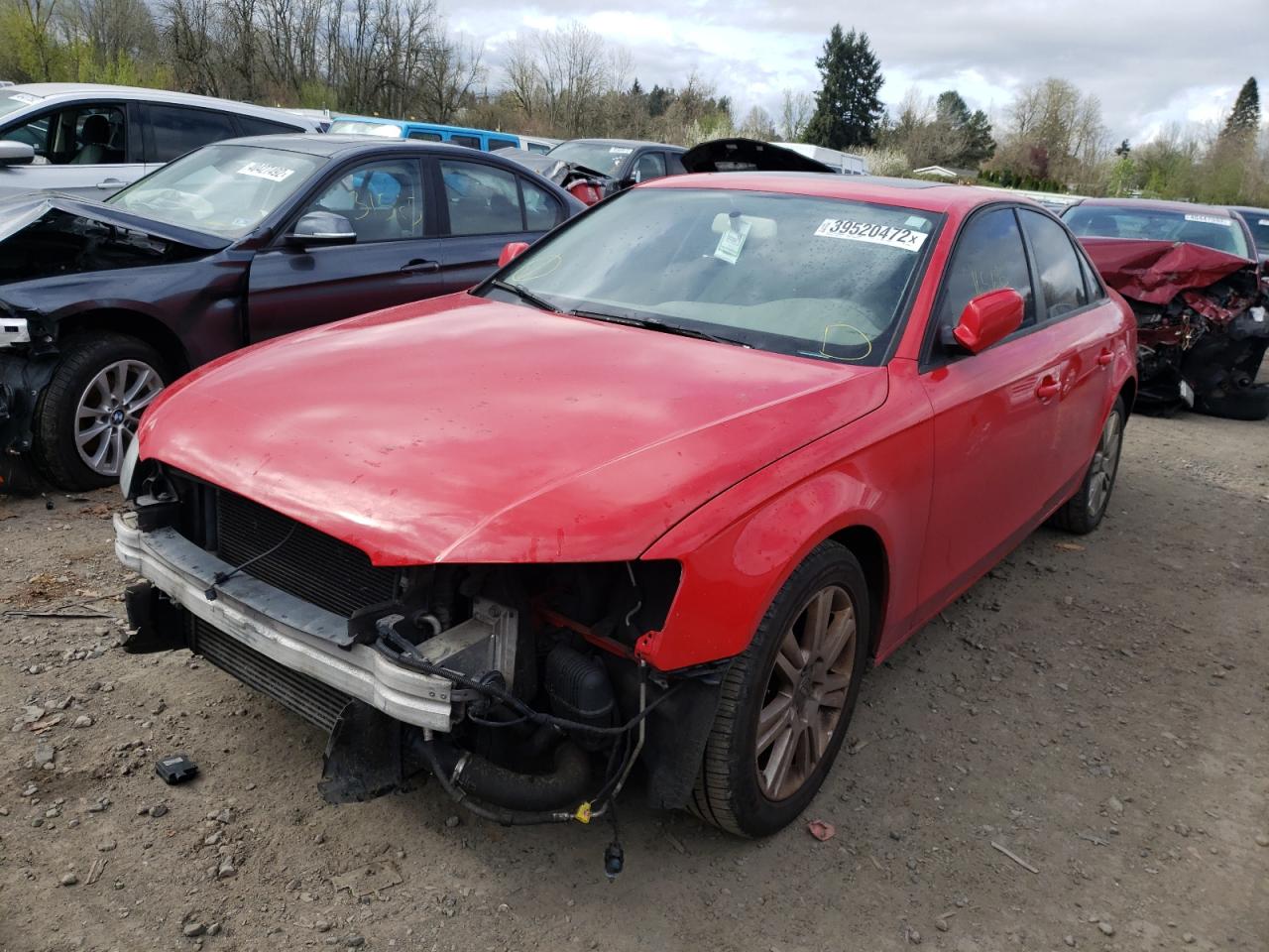Photo 2 from auction – 2010 AUDI A4 PREMIUM with VIN WAUAFAFL3AN013062