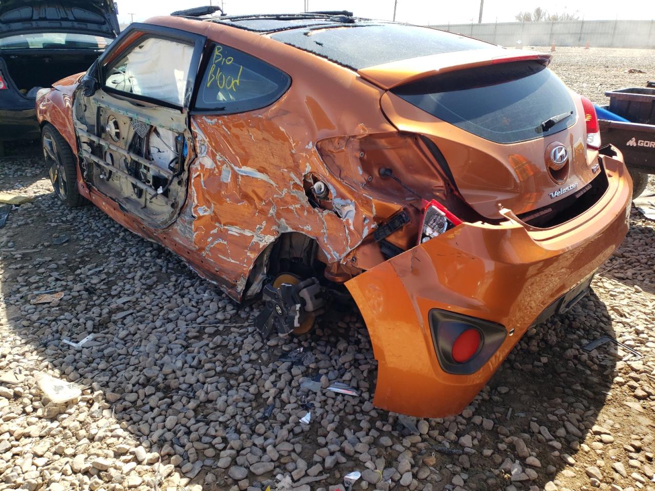 Photo 3 from auction – 2013 HYUNDAI VELOSTER T with VIN KMHTC6AE1DU161713