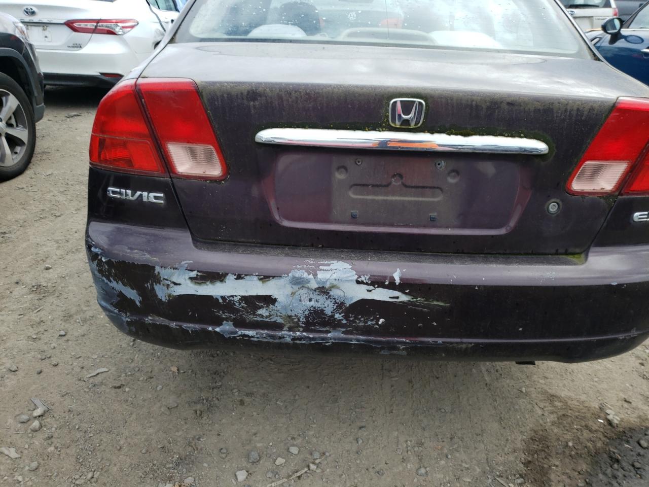 Photo 9 from auction – 2001 HONDA CIVIC EX with VIN 1HGES26751L048952