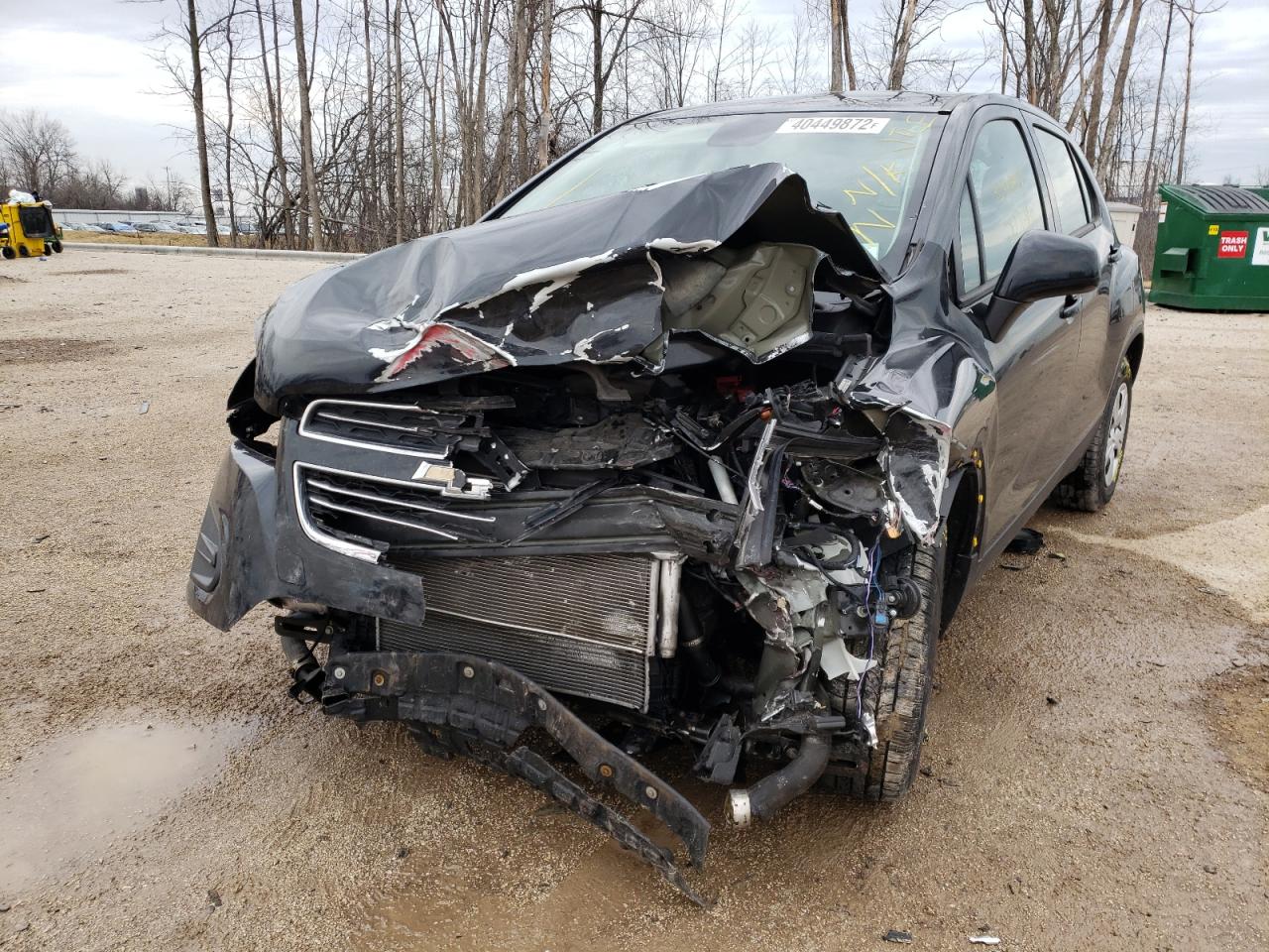 Photo 9 from auction – 2016 CHEVROLET TRAX LS with VIN KL7CJKSBXGB733429