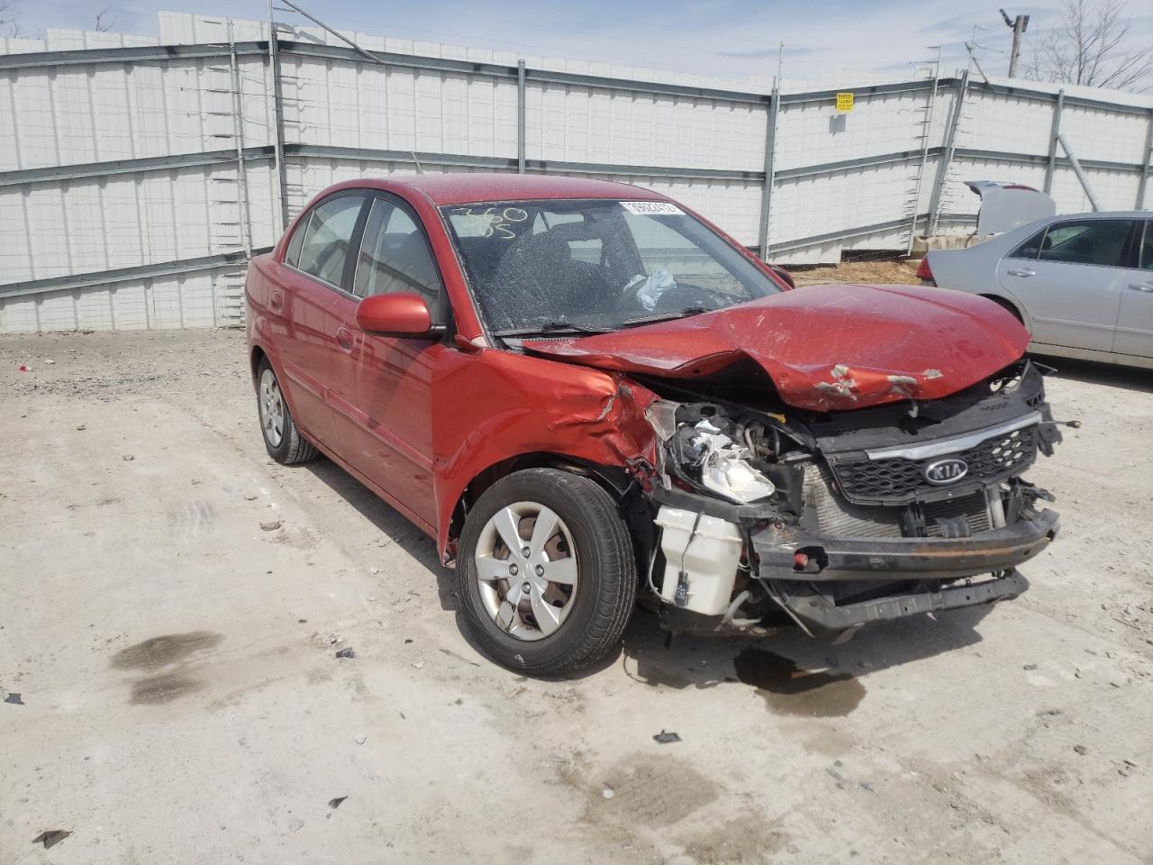 KIA RIO BASE 2011 with VIN KNADH4A38B6927660 - Photo from auction