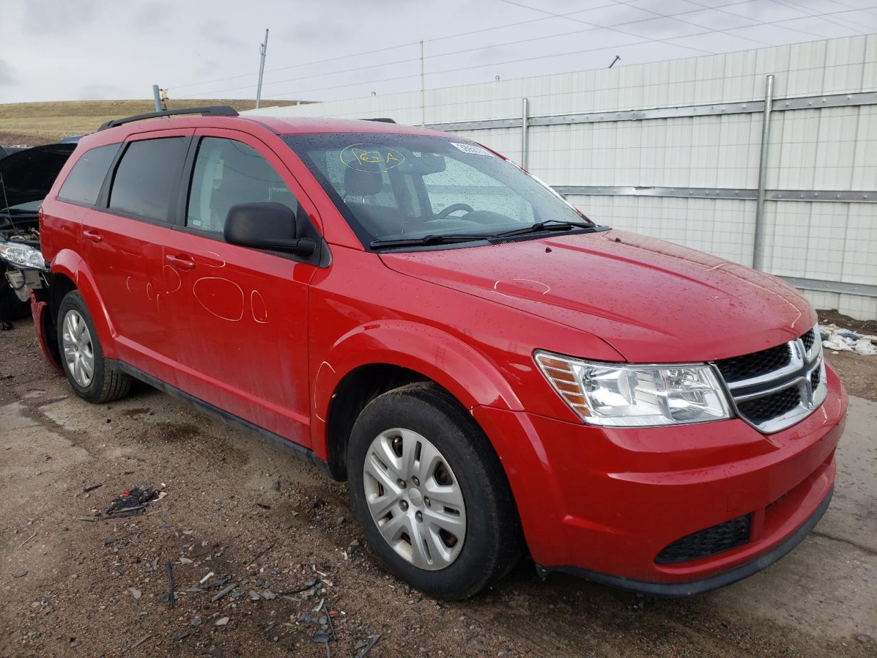 DODGE JOURNEY SE 2017 with VIN 3C4PDCAB4HT504585 - Photo from auction