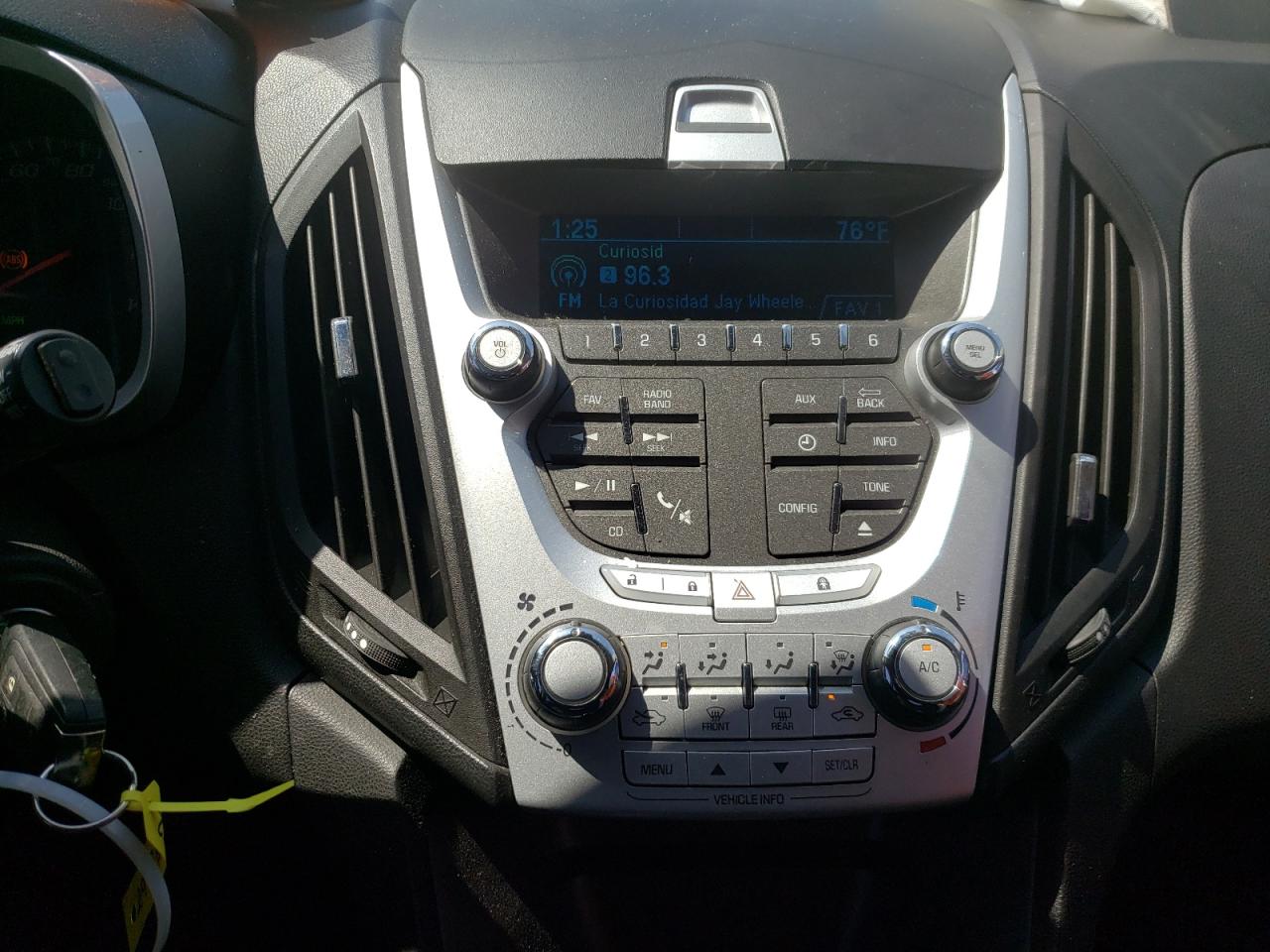 Photo 9 from auction – 2012 CHEVROLET EQUINOX LS with VIN 2GNALBEK2C6293307