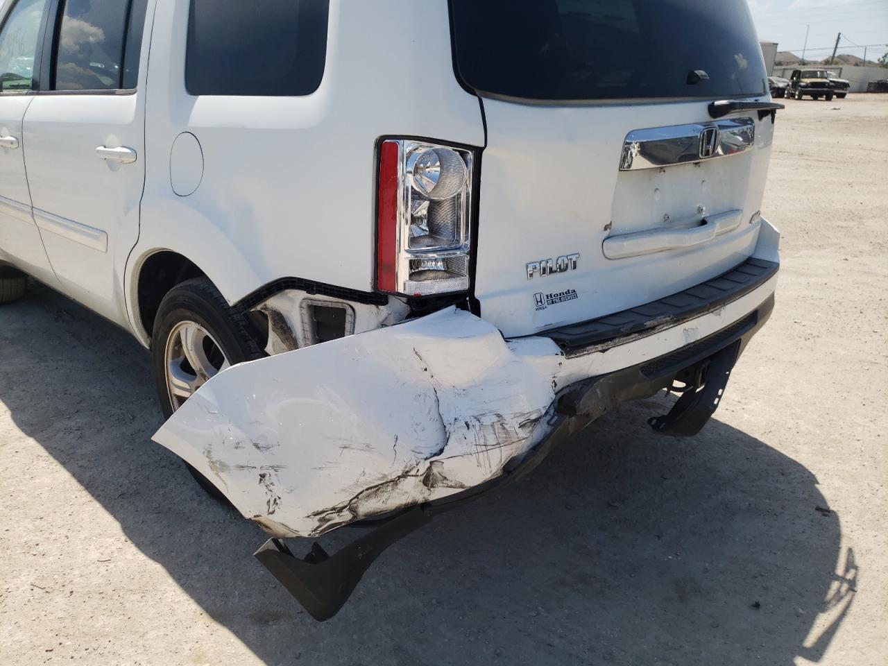 Photo 9 from auction – 2013 HONDA PILOT EXL with VIN 5FNYF4H55DB070755