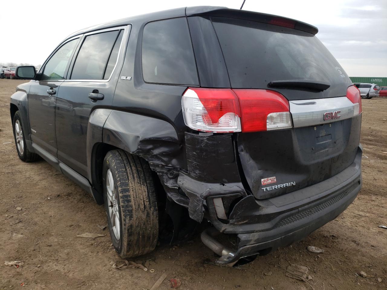Photo 3 from auction – 2016 GMC TERRAIN SL with VIN 2GKALMEK2G6105707