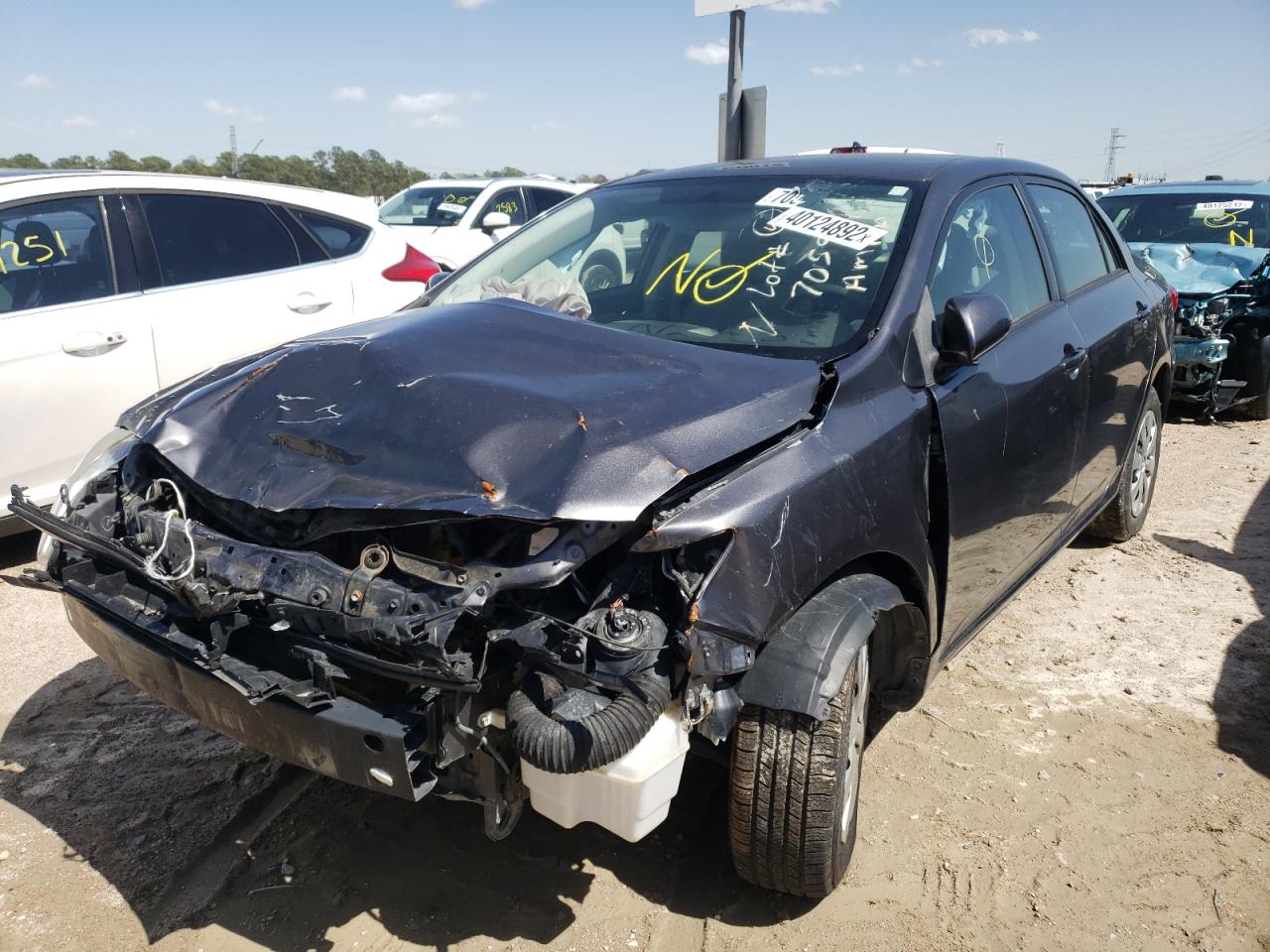 Photo 2 from auction – 2011 TOYOTA COROLLA BA with VIN JTDBU4EE8B9140143