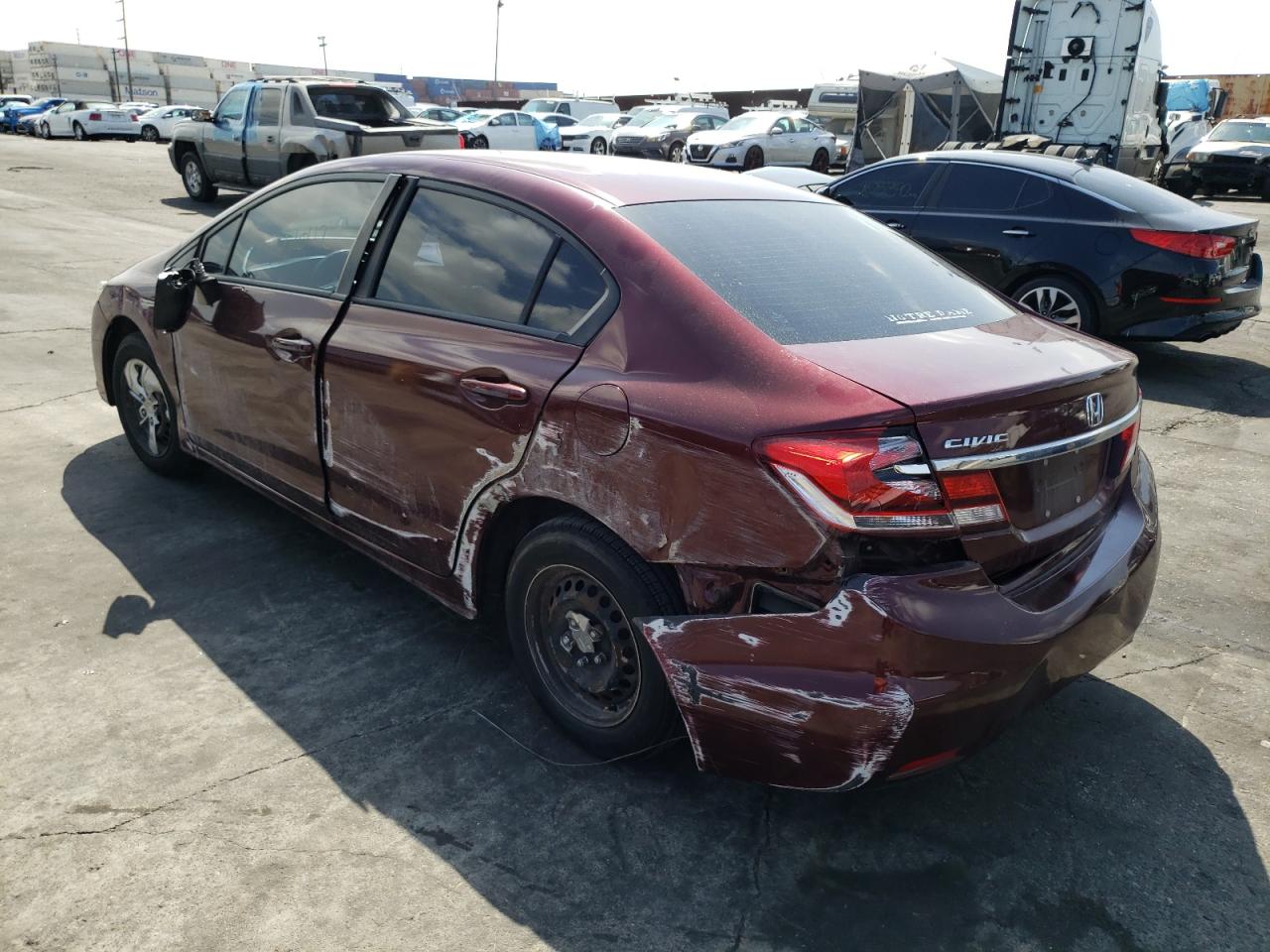 Photo 3 from auction – 2015 HONDA CIVIC LX with VIN 2HGFB2F50FH514374