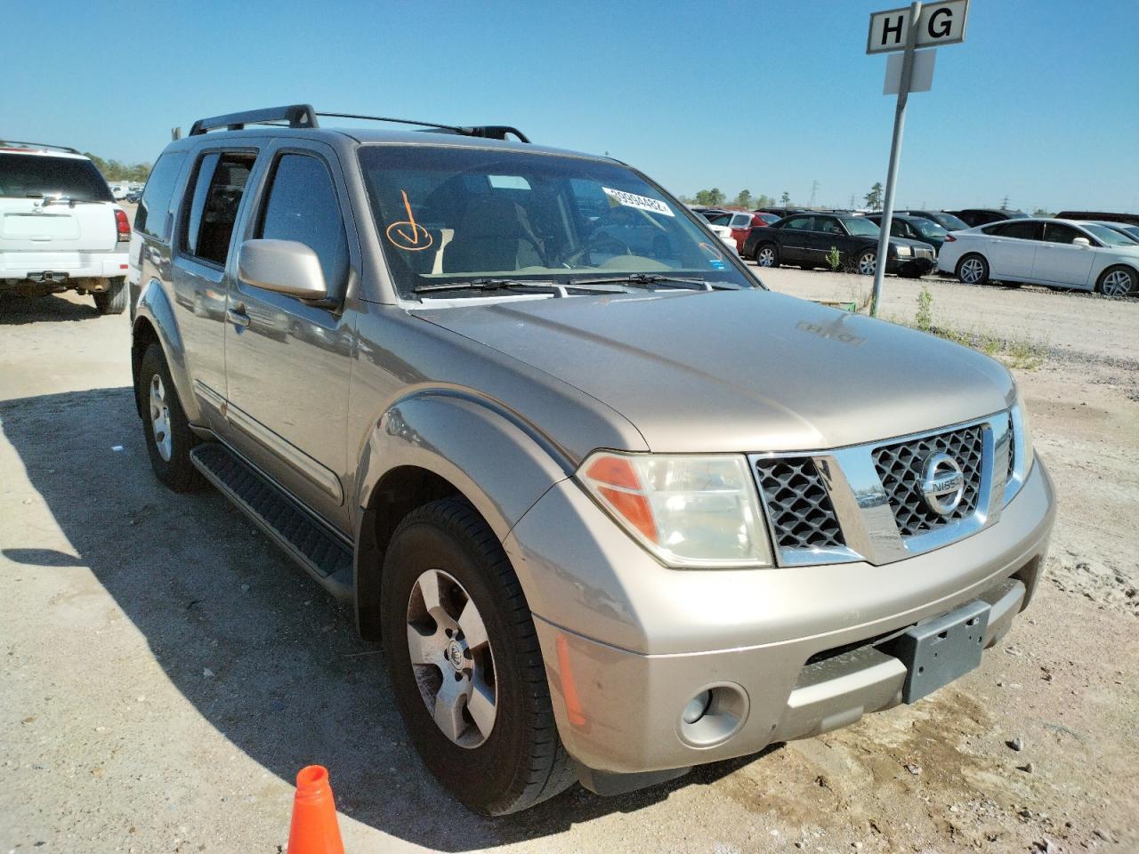 NISSAN PATHFINDER 2007 with VIN 5N1AR18U97C643278 - Photo from auction