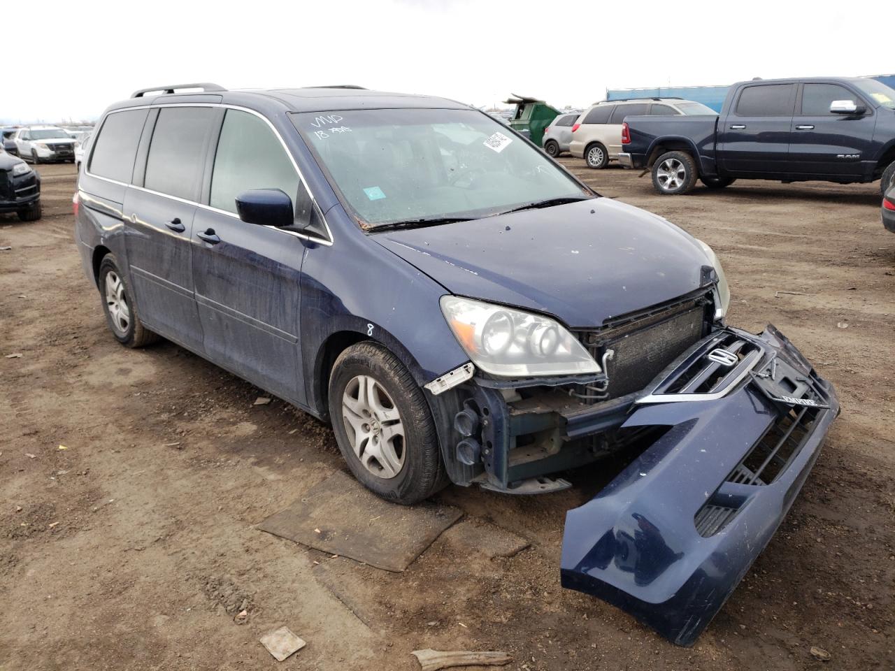 HONDA ODYSSEY EX 2006 with VIN 5FNRL38786B092292 - Photo from auction