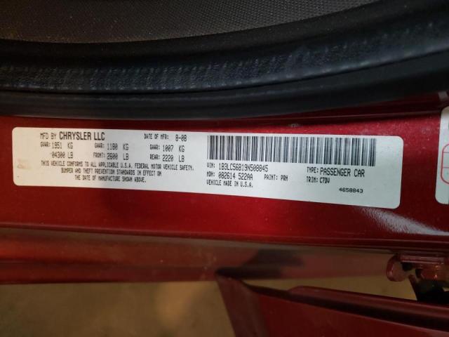Photo 10 from auction – 2009 DODGE AVENGER SX with VIN 1B3LC56B19N508845