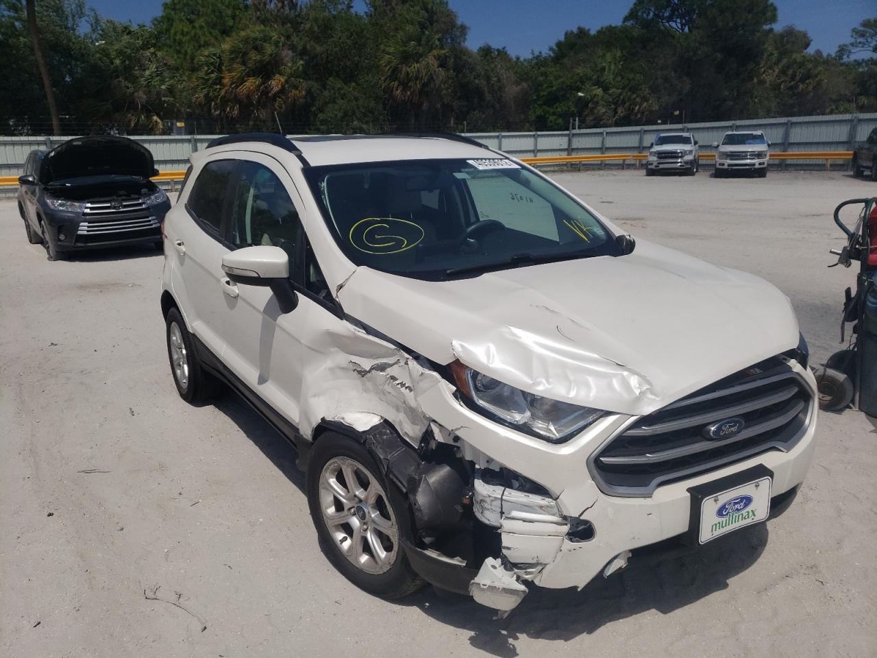 FORD ECOSPORT S 2018 with VIN MAJ3P1TE3JC221328 - Photo from auction