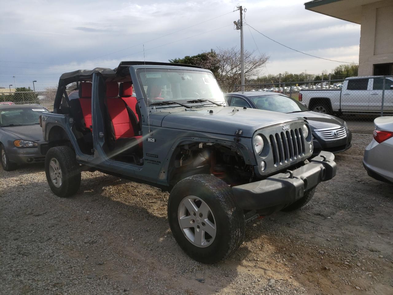 JEEP WRANGLER U 2015 with VIN 1C4BJWDG2FL557175 - Photo from auction