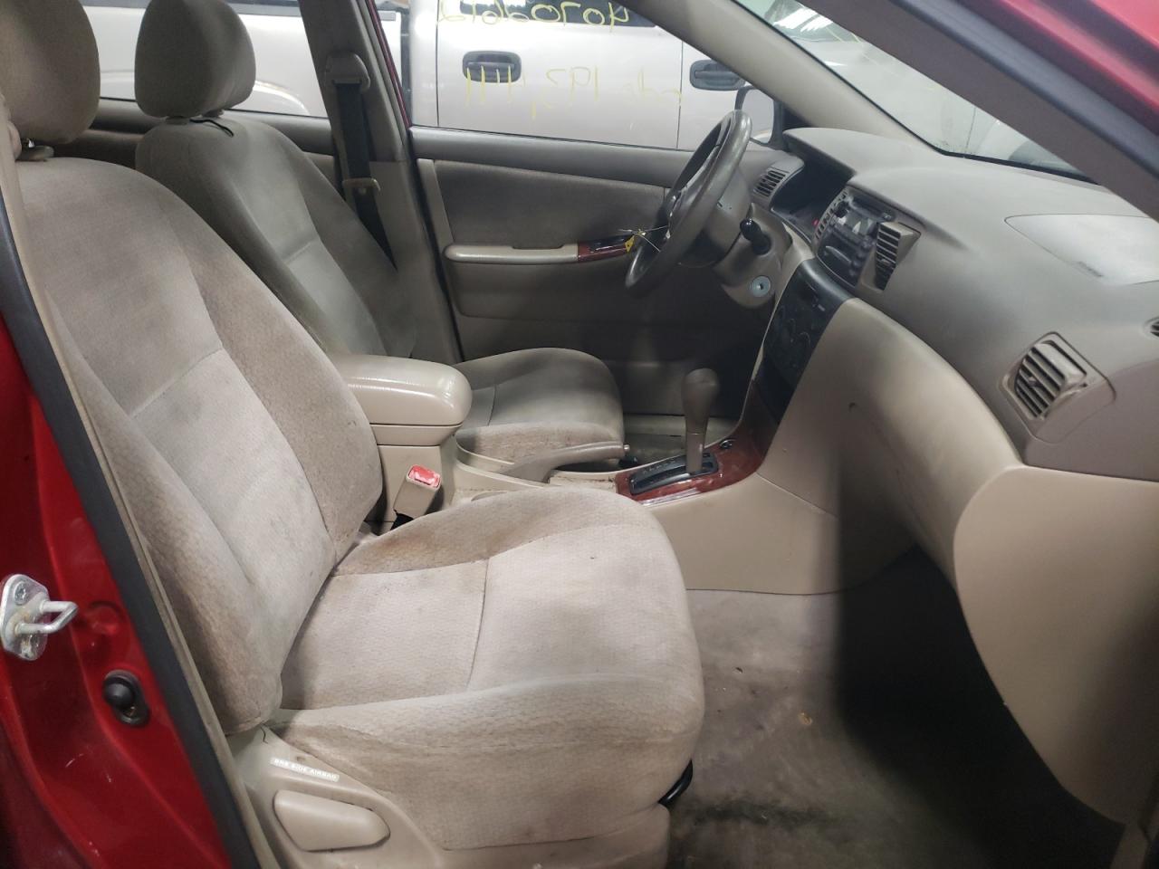 Photo 5 from auction – 2004 TOYOTA COROLLA CE with VIN 2T1BR38E54C182449