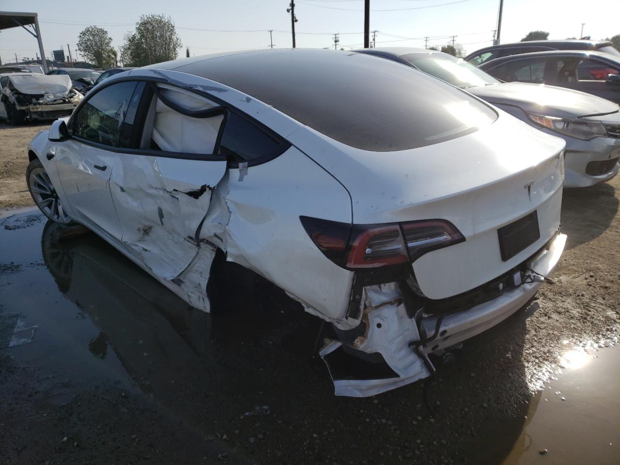 Photo 3 from auction – 2022 TESLA MODEL 3 with VIN 5YJ3E1EA6NF144599