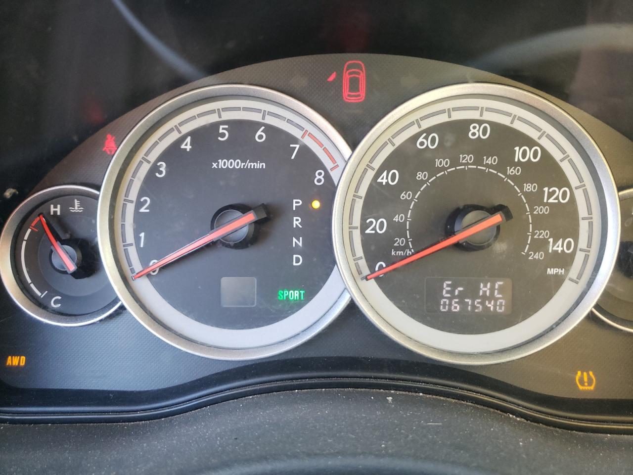 Photo 8 from auction – 2005 SUBARU LEGACY OUT with VIN 4S4BL84C854223949