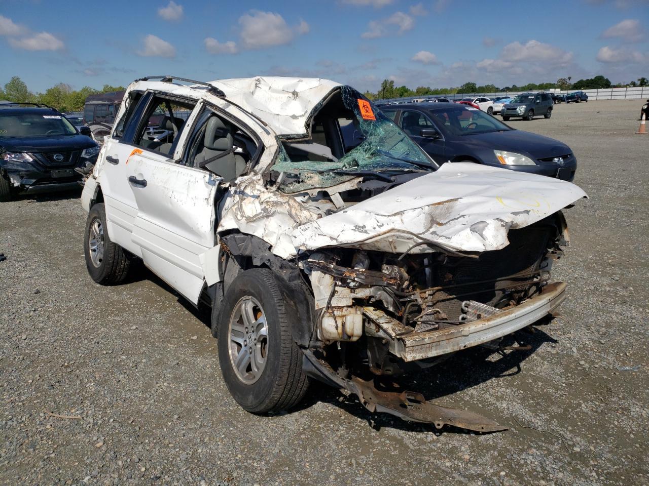 HONDA PILOT EXL 2003 with VIN 2HKYF18523H530193 - Photo from auction