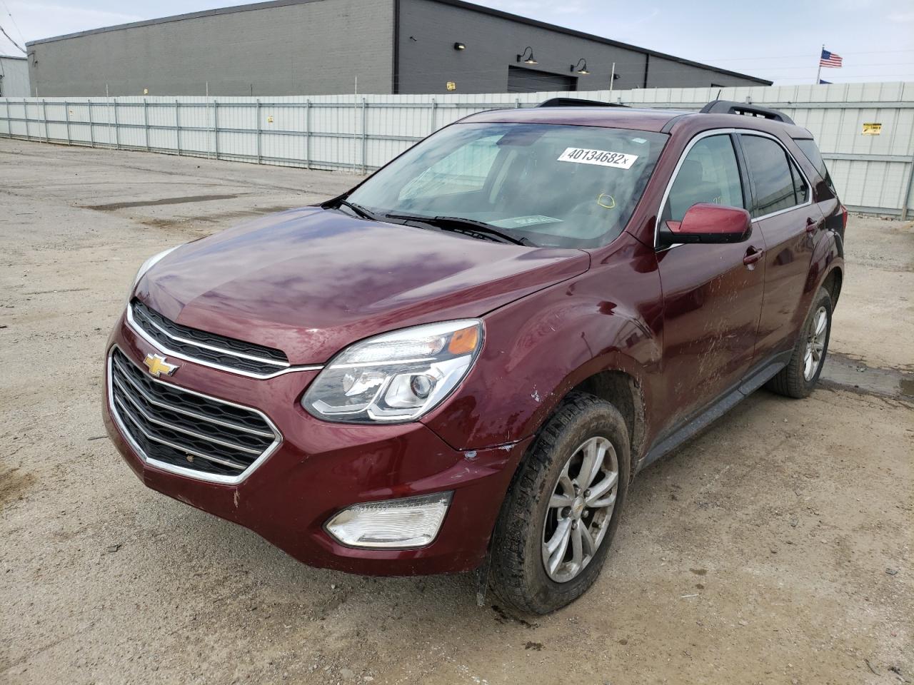 Photo 10 from auction – 2016 CHEVROLET EQUINOX LT with VIN 2GNALCEK2G1177582