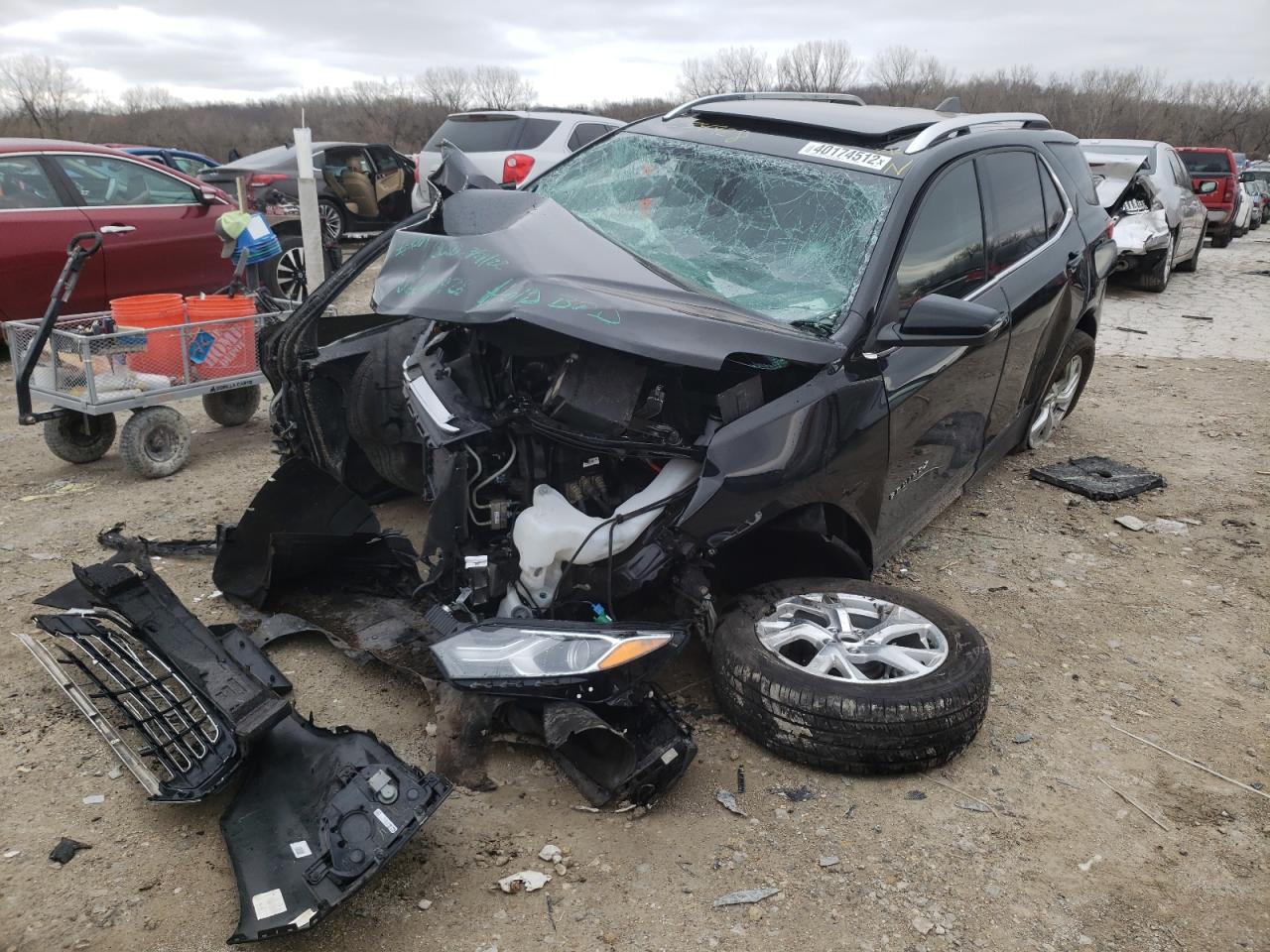 Photo 2 from auction – 2019 CHEVROLET EQUINOX LT with VIN 2GNAXLEX8K6234928