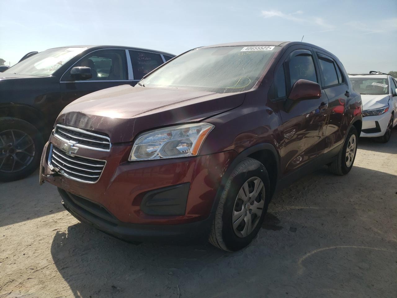 Photo 2 from auction – 2016 CHEVROLET TRAX LS with VIN 3GNCJKSB0GL148173