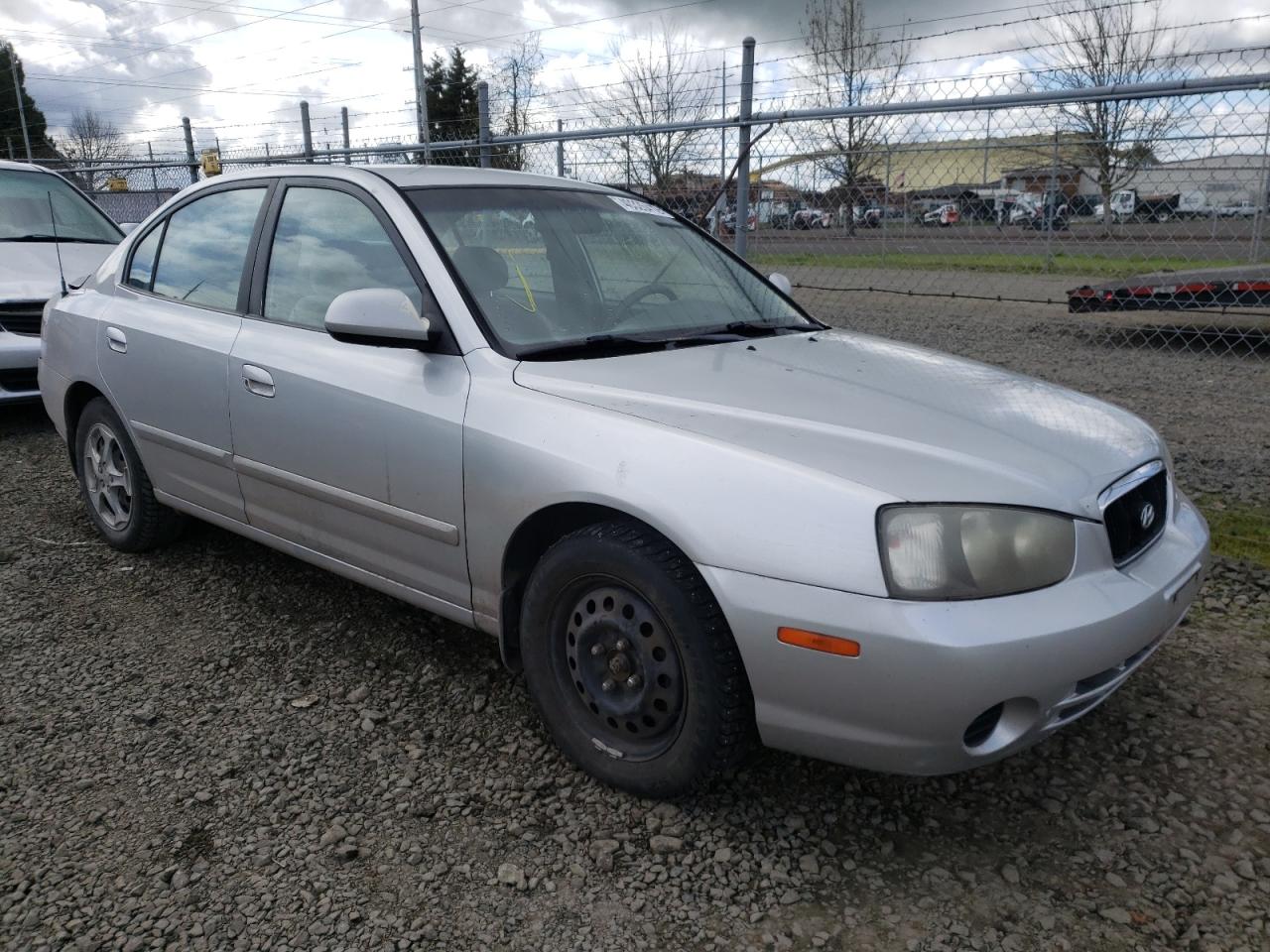 HYUNDAI ELANTRA 2002 with VIN KMHDN45D42U375533 - Photo from auction