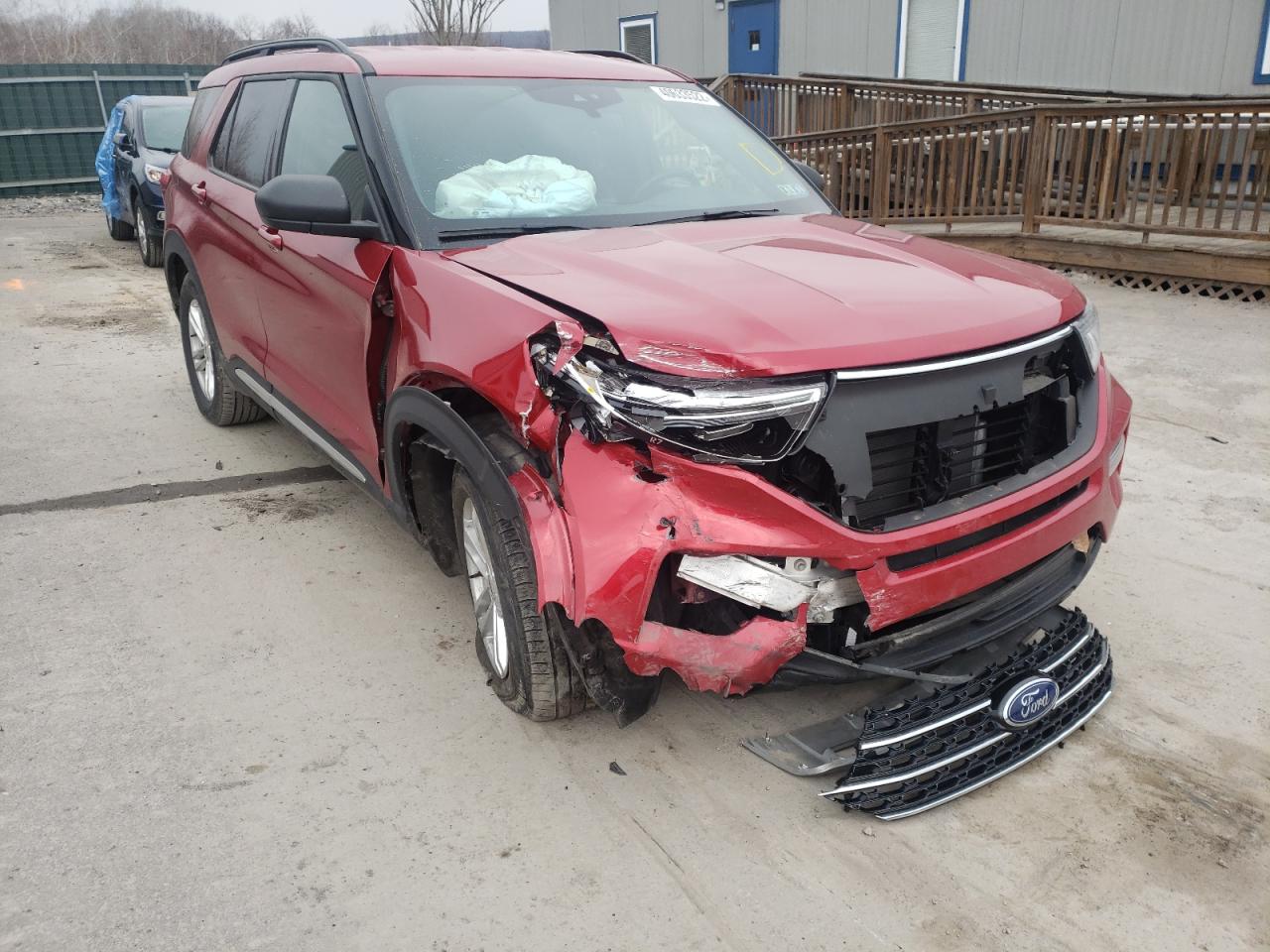 FORD EXPLORER X 2020 with VIN 1FMSK8DH7LGB45500 - Photo from auction