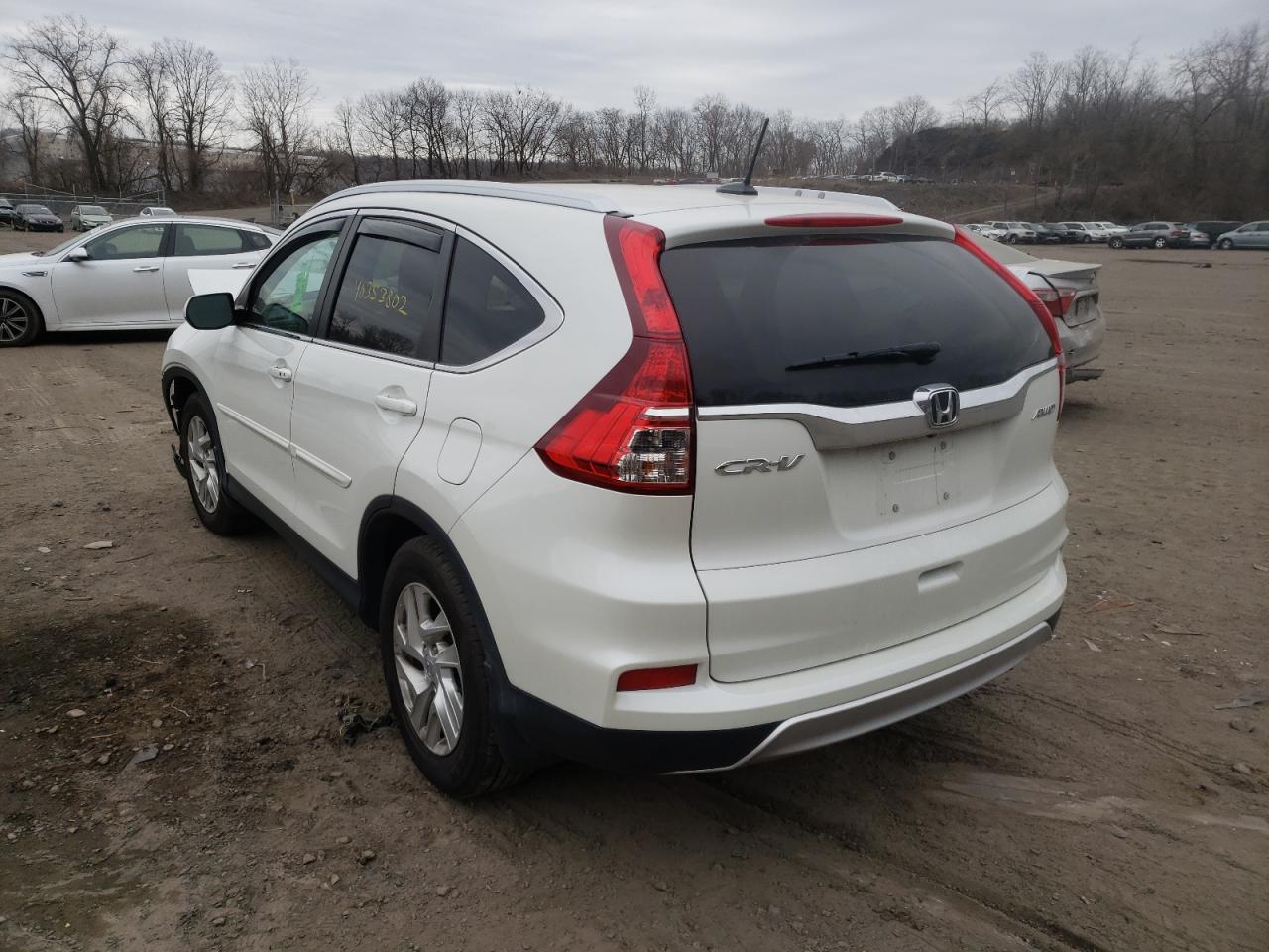Photo 3 from auction – 2015 HONDA CR-V EXL with VIN 5J6RM4H75FL064007