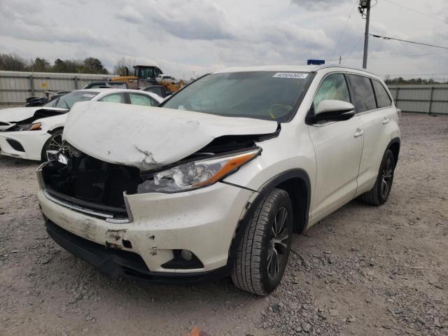 Photo 2 from auction – 2016 TOYOTA HIGHLANDER with VIN 5TDKKRFH7GS163837