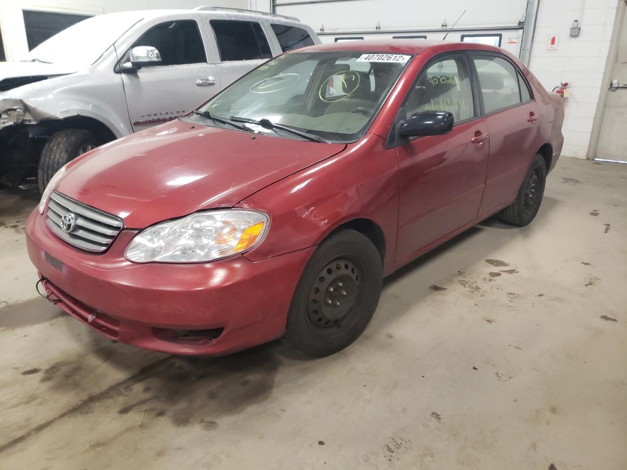 Photo 2 from auction – 2004 TOYOTA COROLLA CE with VIN 2T1BR38E54C182449