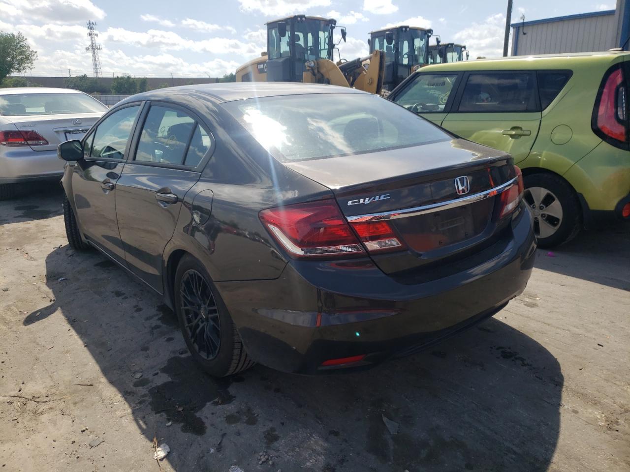 Photo 3 from auction – 2013 HONDA CIVIC LX with VIN 2HGFB2F56DH593515