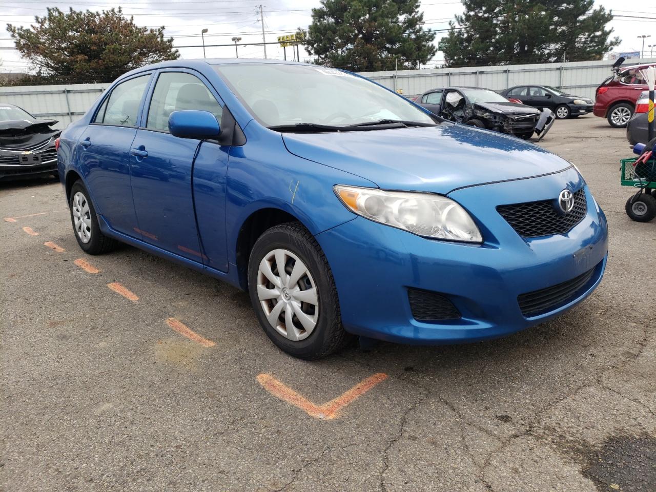 TOYOTA COROLLA BA 2009 with VIN 2T1BU40E59C172592 - Photo from auction