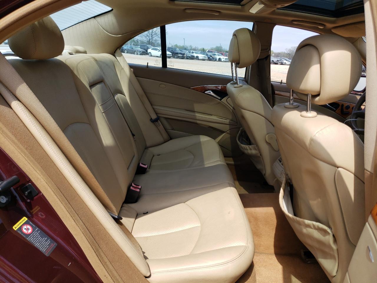 Photo 6 from auction – 2009 MERCEDES-BENZ E 350 with VIN WDBUF56X79B376728