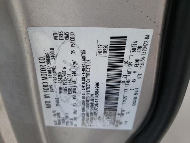 Photo 10 from auction – 2007 FORD EXPLORER X with VIN 1FMEU73E47UB84996