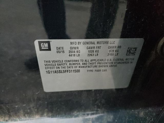 Photo 10 from auction – 2015 CHEVROLET MALIBU LS with VIN 1G11A5SL5FF311508