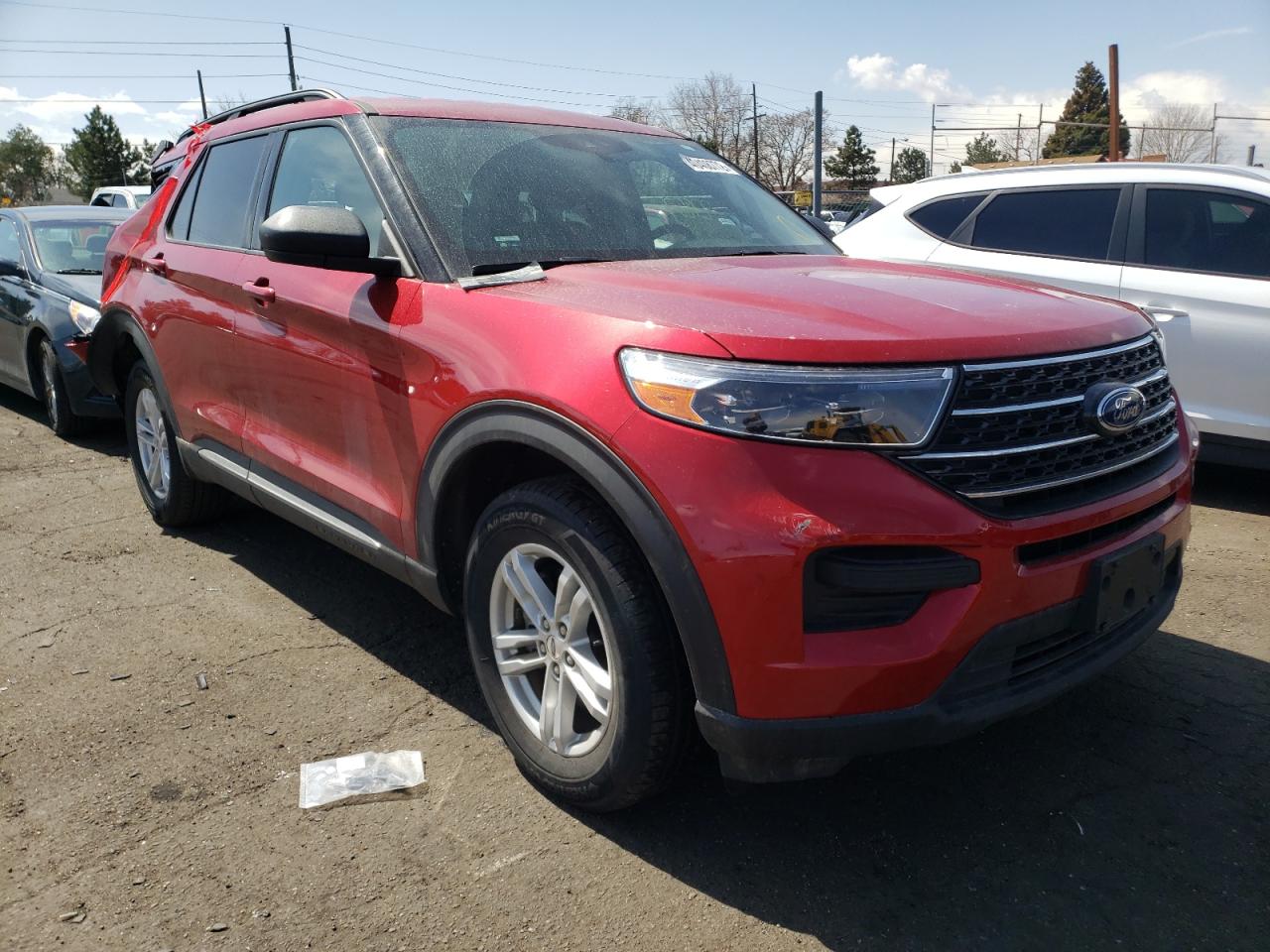 FORD EXPLORER X 2020 with VIN 1FMSK8DH0LGC59175 - Photo from auction