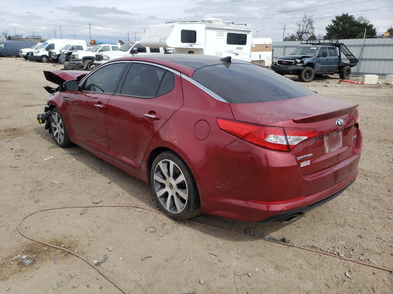 Photo 3 from auction – 2013 KIA OPTIMA SX with VIN 5XXGR4A65DG219443