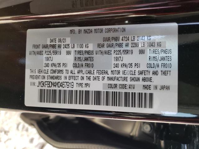 Photo 10 from auction – 2021 MAZDA CX-5 GRAND with VIN JM3KFBDM4M0467919