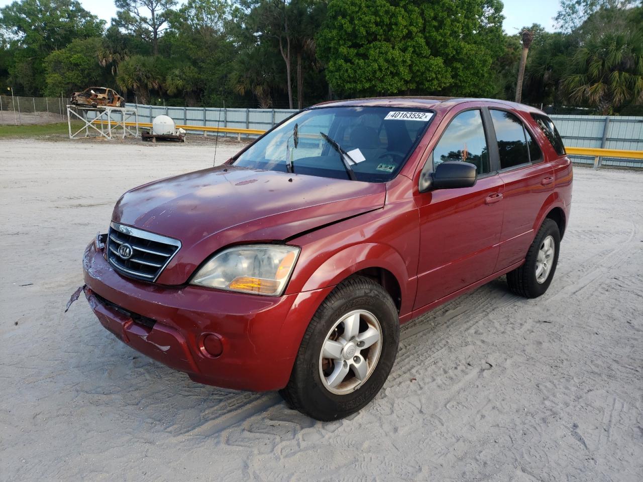 Photo 2 from auction – 2008 KIA SORENTO EX with VIN KNDJD735185855636