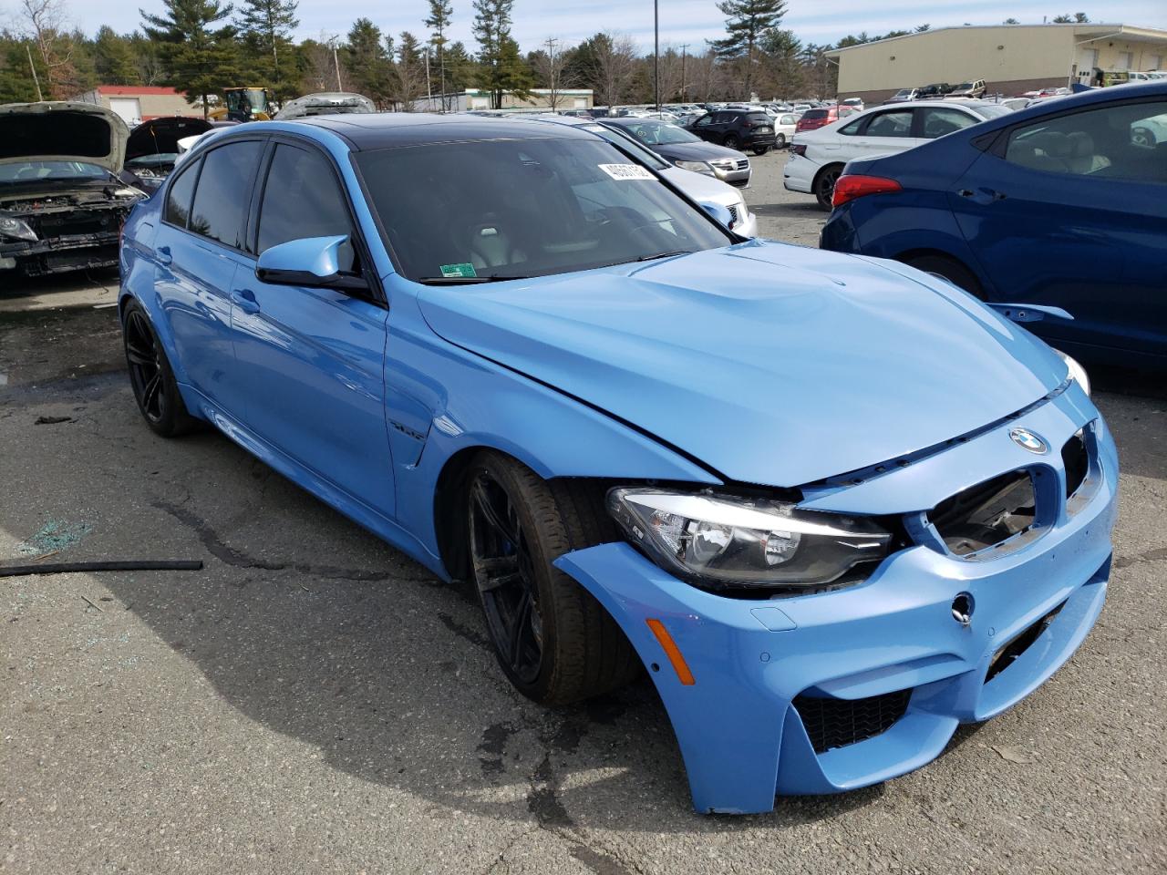 BMW M3 2015 with VIN WBS3C9C58FJ276275 - Photo from auction